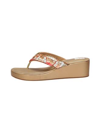 Multicolor Faux Leather Sliders 3