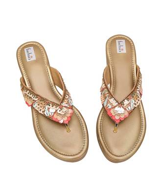 Multicolor Faux Leather Sliders 5