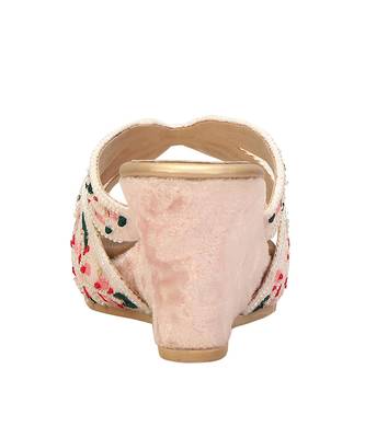 Blush Pink Embellished Sliders 2