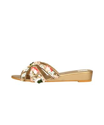 Multicolor Faux Leather Sliders 3