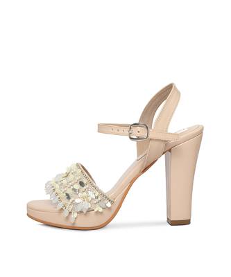 Nude Embellished Heels 3