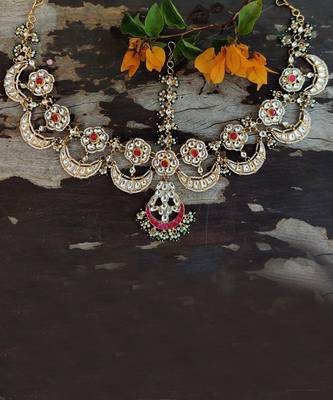 Pink Stone Chand Mathapatti 3