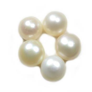 Natural Fresh Water Pearl at Wholesale Rate 7.25 Ratti 6.89 Carat Round Shape मोती Loose Gemstone Rashi Ratan 1 Pcs 2