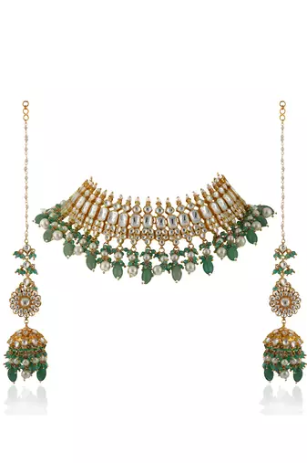 Light Green Necklace Set
