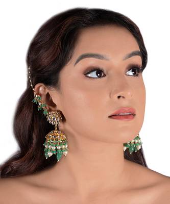 Light Green Necklace Set 4