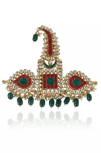 Red And Green Three Piece Kilangi