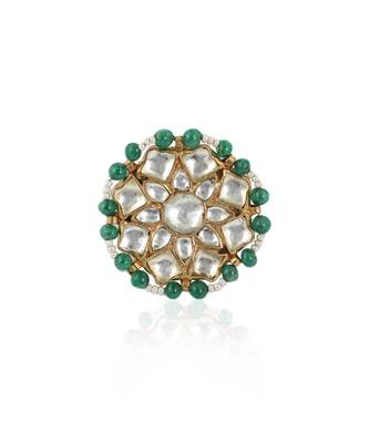 Small Flower Light Green Ring 2