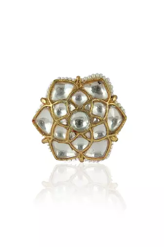White Flower Ring