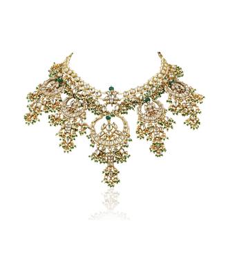 3 Size Chaand Shape Necklace Set 3