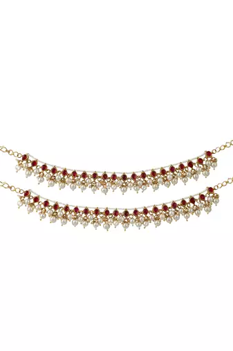 Pink And White Payal