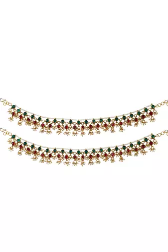 Pink & Green Payal