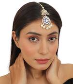 Handcrafted Minawork Tikka In The Shade Of Blue