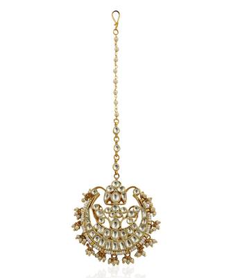 White Jadtar Small Stones Tikka 2
