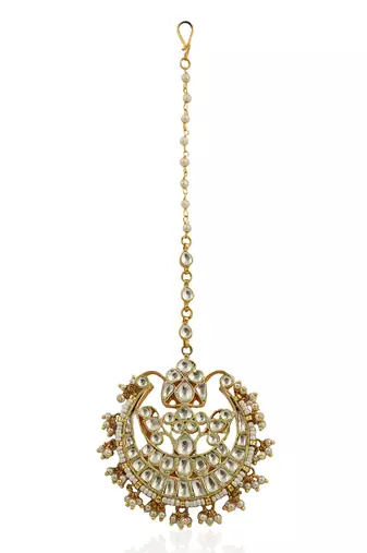 White Jadtar Small Stones Tikka
