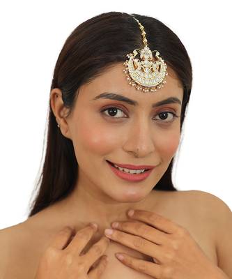 White Jadtar Small Stones Tikka 1