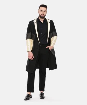 Color Block Trench Coat 1