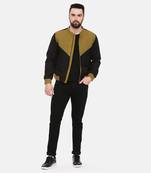 Black Rust Cotton Linen Jacket