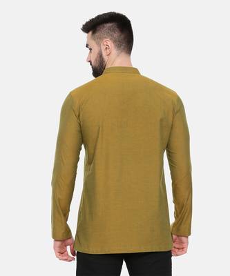 stylish zipper detail short kurta in soft cotton. pair with denims or linen pants. 6