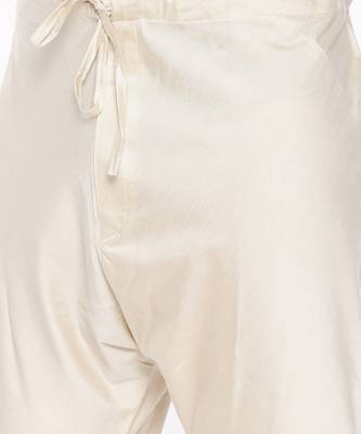 Beige Printed Muslin Sherwani 7