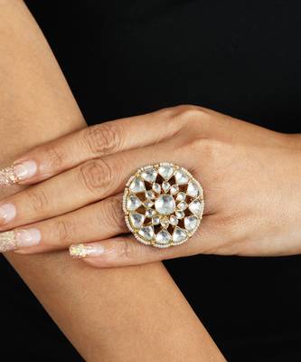 White Stone Small Rings 1