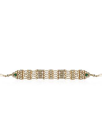 White And Green Hairband 2