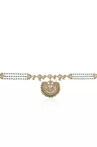 White And Green Heavy Mathapatti