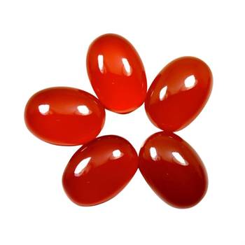 Natural Carnelian at Wholesale Rate 8.25 Ratti 7.5 Carat Oval Shape रात-रतुवा Loose Gemstone for Astrological 1 Pcs 2