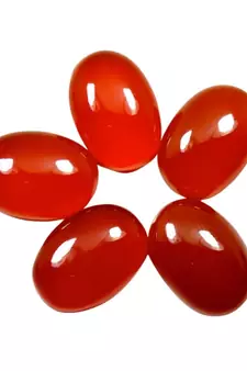 Natural Carnelian at Wholesale Rate 10.25 Ratti 9.25 Carat Oval Shape रात-रतुवा Loose Gemstone for Astrological 1 Pcs