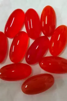 Natural Carnelian at Wholesale Rate 10.25 Ratti 9.25 Carat Oval Shape रात-रतुवा Loose Gemstone for Jewelry Making 1 Pcs