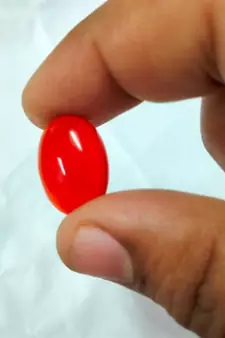 Natural Carnelian at Wholesale Rate 10.25 Ratti 9.25 Carat Oval Shape रात-रतुवा Loose Gemstone for Jewelry Making 1 Pcs