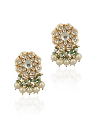 White Tops Moti Work With Pearls 2