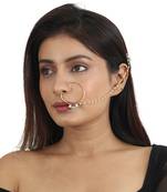 Delicate Nose Ring In Sea Green