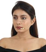 Gold Plated Nose Ring In Golden