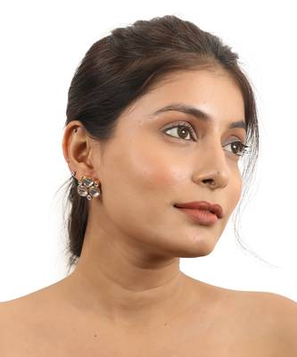 White Jadtar Choker Necklace With Pearls 5