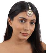 Pastel Pink Floral Maangtikka