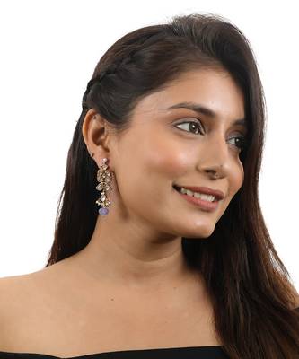 Purple Beads Choker Set 5
