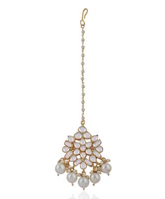 White Pearl Small Maangtikka 2