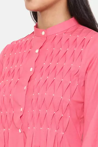 Pink Cotton Dress