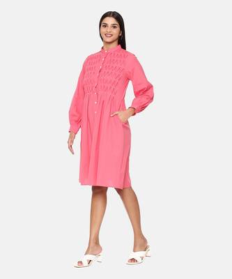 Pink Cotton Dress 3
