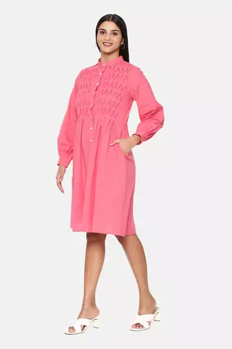 Pink Cotton Dress