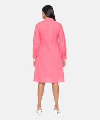 Pink Cotton Dress 5