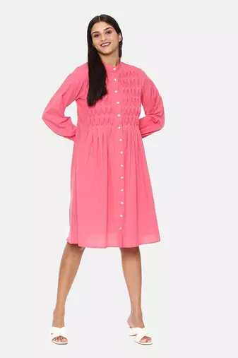 Pink Cotton Dress