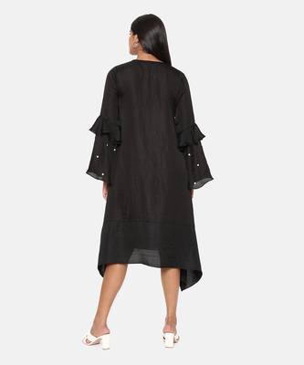 Black Embroidered Dress 5