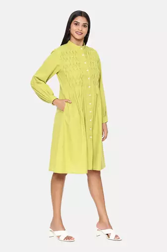 Green Cotton Dress