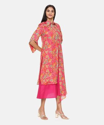 Orange Muslin Dress 4
