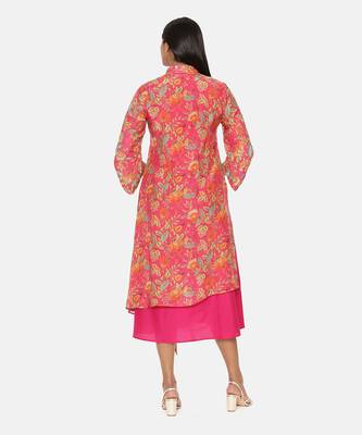 Orange Muslin Dress 5