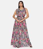 Printed Floral Jump Suit