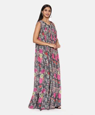 Printed Floral Jump Suit 5