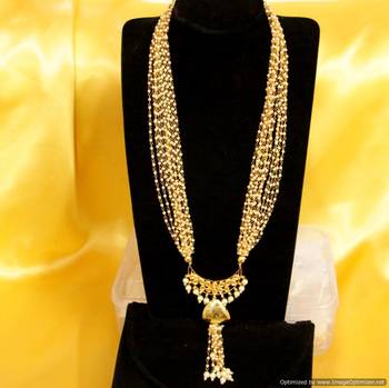 Pearl & Kundan Long Necklace 1