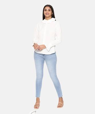 White Cotton Short Shirt 1